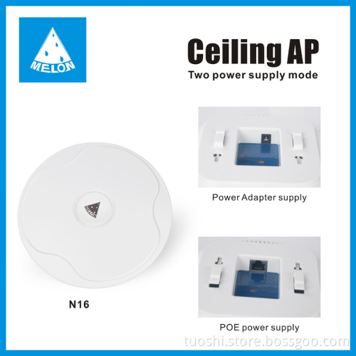 Ceiling Access Point 300Mbps RT3052 with omni antenna, Melon N18